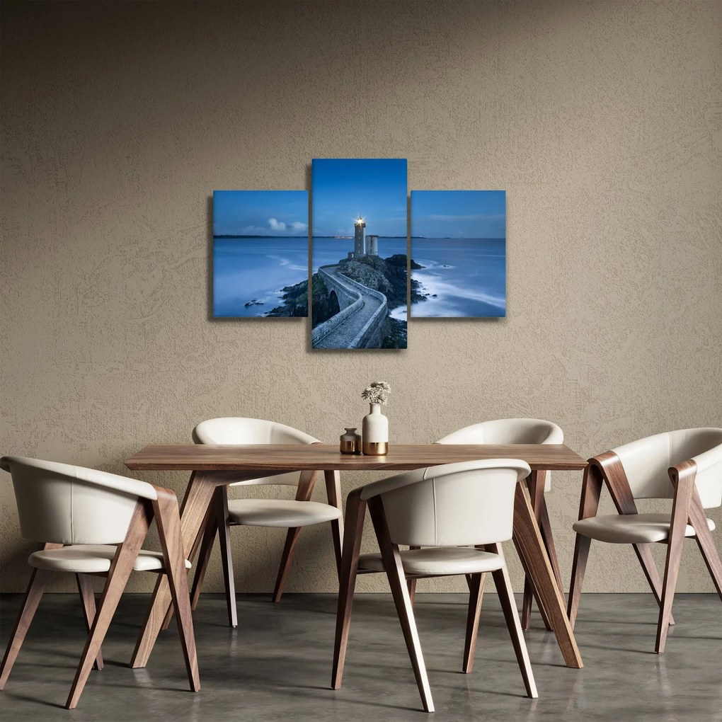 Tablou cu far și marea (90x60 cm)