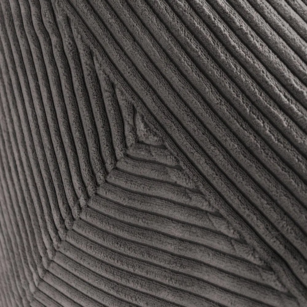 Fotoliu bean bag verde mentă cu tapițerie din catifea reiată Tube – SLOWDOWN