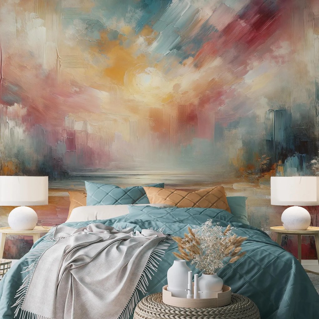 Fototapet - Apus de soare abstract (147x102 cm)