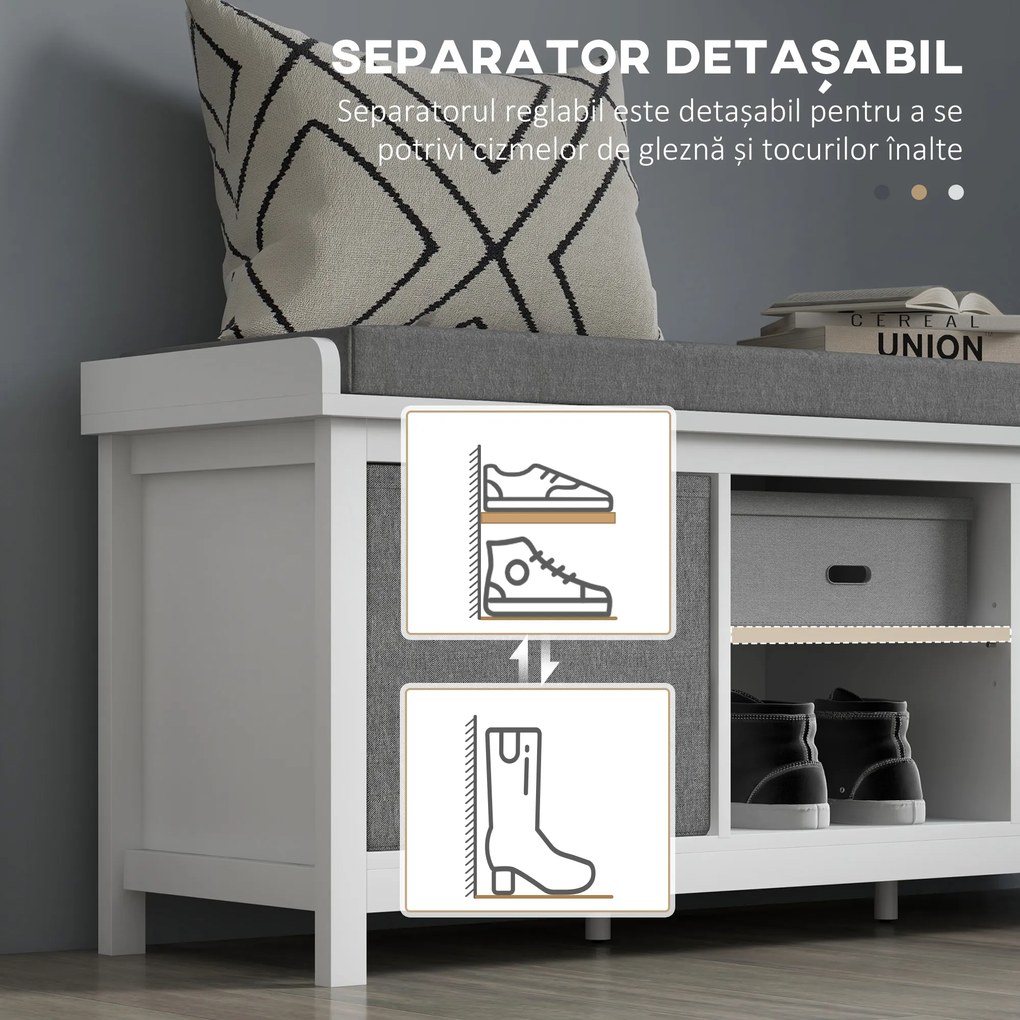 HOMCOM Banca Hol, Banca de Depozitare | Aosom Romania