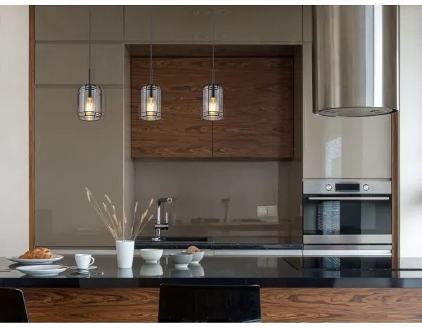 Lustră pe cablu KAMMI 3xE27/60W/230V Globo 15559-3H