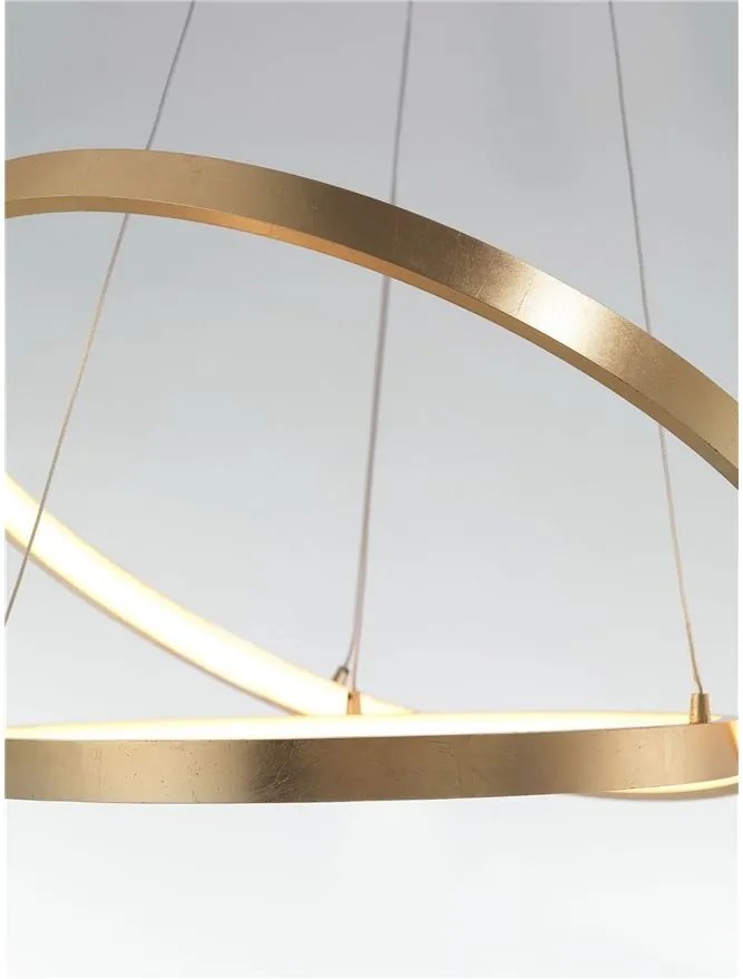 Lustra moderna suspendata, diametru 60cm, LED Leon