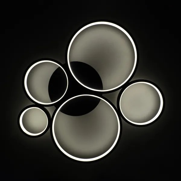 BRILAGI - Plafonieră LED ECHO LED/60W/230V 4000K 50x57 cm neagră