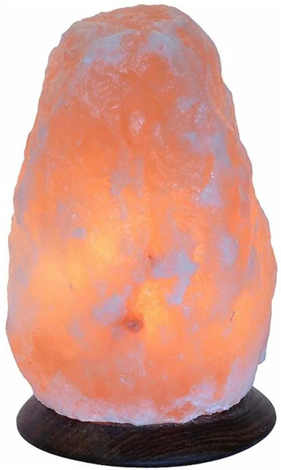 HIMALAYA SALT DREAMS Lampa de masa ROCK portocalie 17 cm