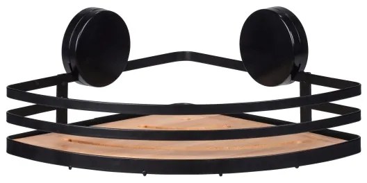 WENKO 24980800-Poliță ALBA 27,3x21 cm negru/maro