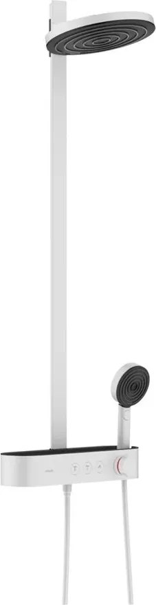 Coloana de dus Hansgrohe Pulsify S 260 alb mat cu termostat ShowerTablet Select 400