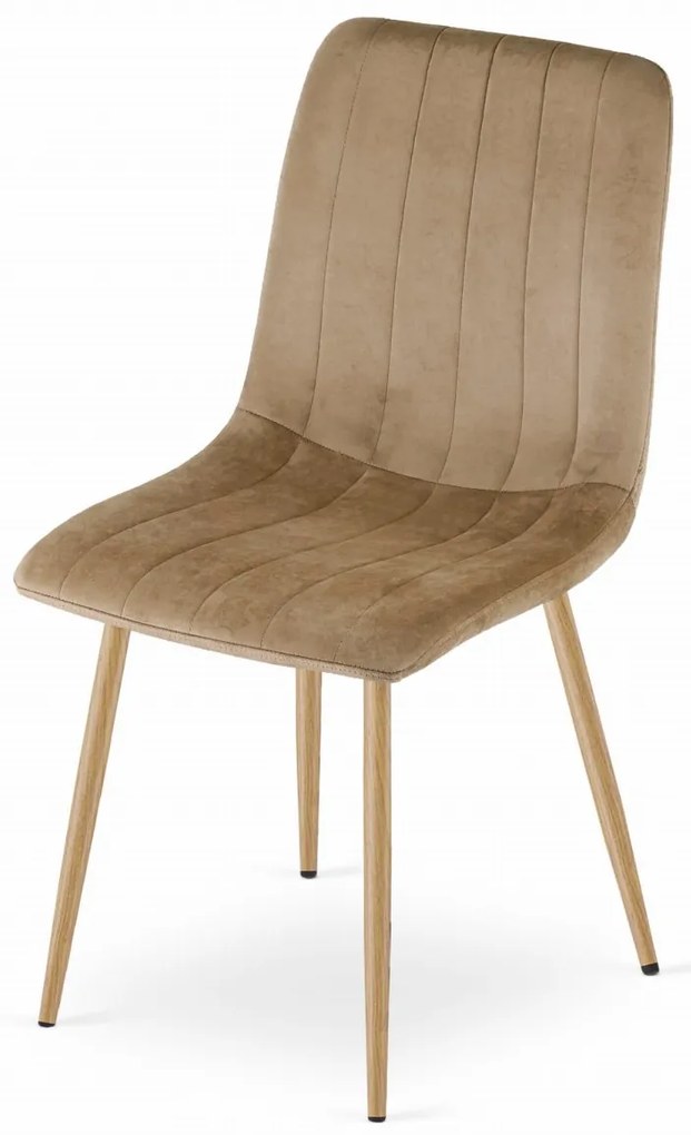 OFERTA Scaun de catifea maro LAVA calitatea a II-a