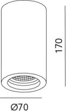 Plafonieră spot STOA 1xGU10/35W/230V