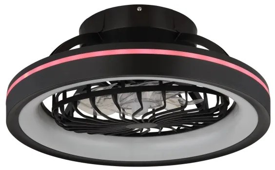 Ventilator LED RGB dimabil de tavan Globo 03665 DEANNE LED/40W/230V + telecomandă