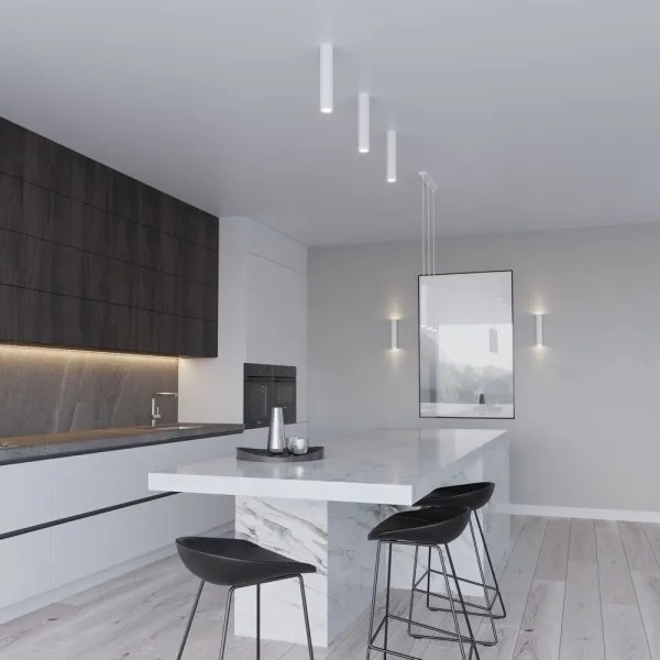 Lustră pe cablu LAGOS 3xGU10/40W/230V albă Sollux SL.1078