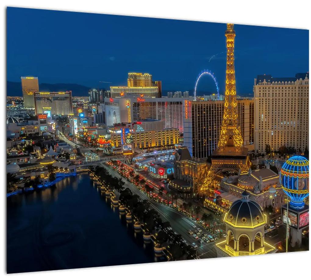 Tablou cu  Las Vegas nocturn (70x50 cm), în 40 de alte dimensiuni noi