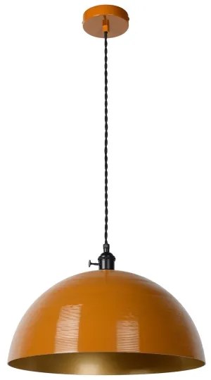 Lustră pe cablu MARNE 1xE27/60W/230V portocaliu Lucide 30485/40/44