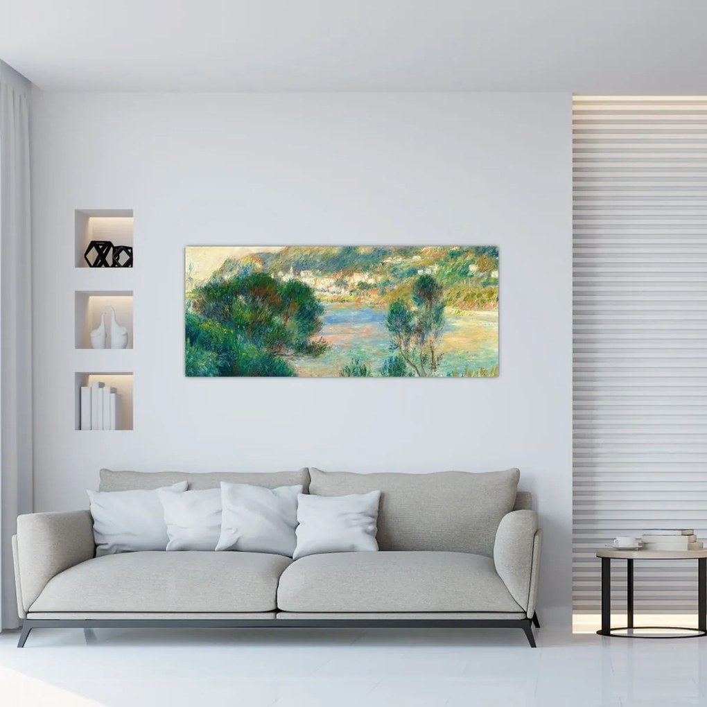 Tablou - Auguste Renoir, View of Monte Carlo from Cap Martin, reproducere (120x50 cm)