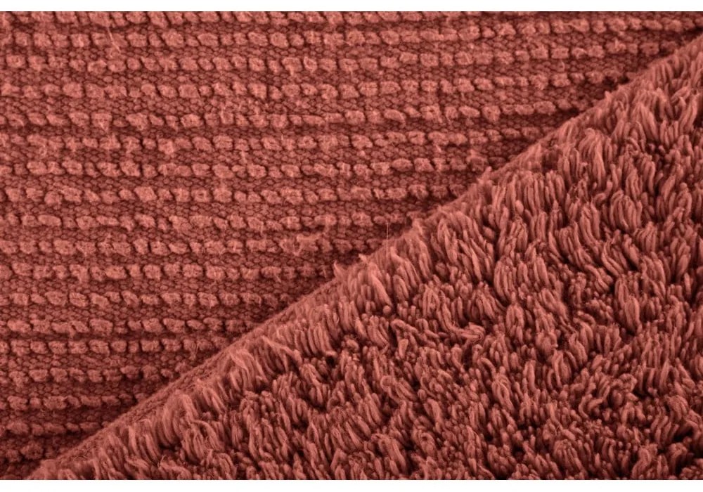 Covoraș de baie cărămiziu 60x60 cm Riva - Tiseco Home Studio