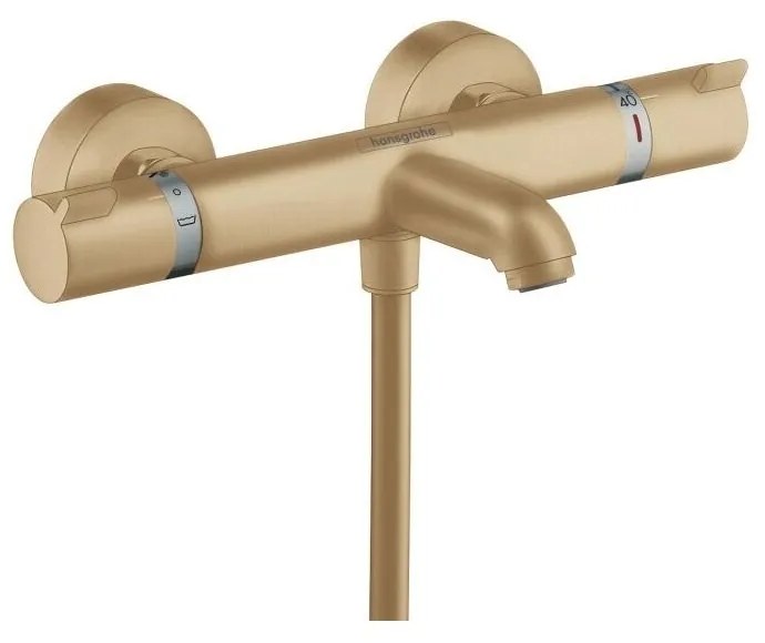 Baterie cada - dus termostatata Hansgrohe Ecostat Comfort bronz periat