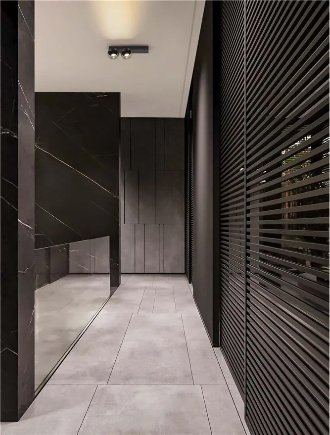 Plafoniera LED moderna stil minimalist LUSA 2L negru/nickel