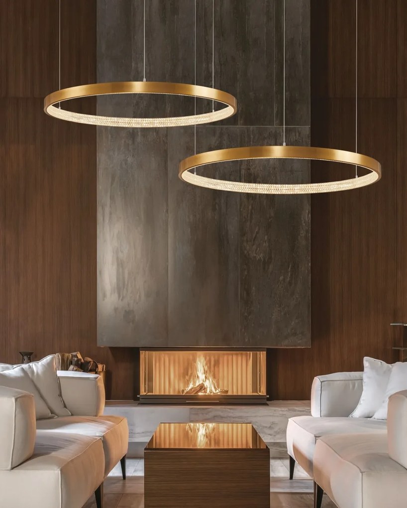 Lustra LED dimabila, design modern PRESTON, 40cm