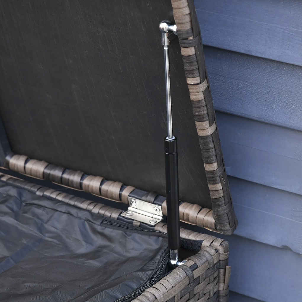 Outsunny Set Mobilier de Grădină 6 Piese, Ratan Maro, Confortabil pentru 7 Persoane, Ideal pentru Petreceri în Aer Liber | Aosom Romania