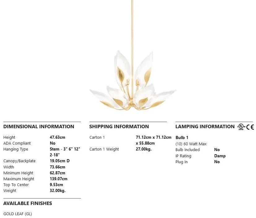 Candelabru LUX realizat manual, design deosebit BLOSSOM cu 10 surse de lumina