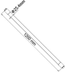 Tub led 24W 1500mm, lumina rece, Braytron