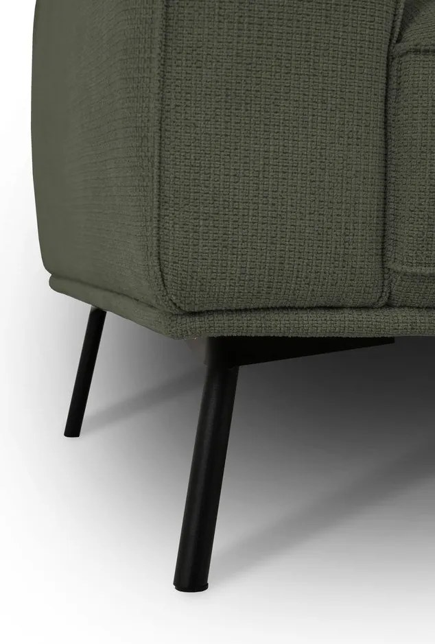 Colțar verde închis cu tapițerie din chenille (cu colț pe partea dreaptă/în formă de ”L”) Amsterdam – Scandic