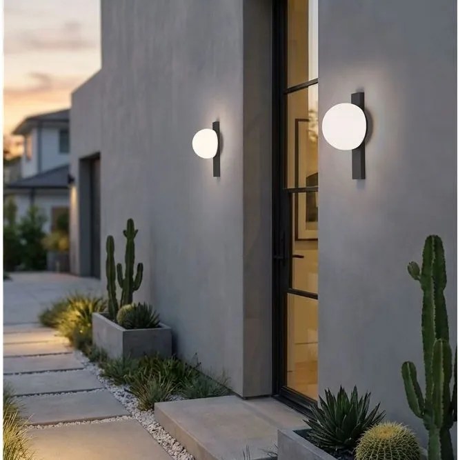 Aplica de perete exterior IP65 LED 2700K REMI negru