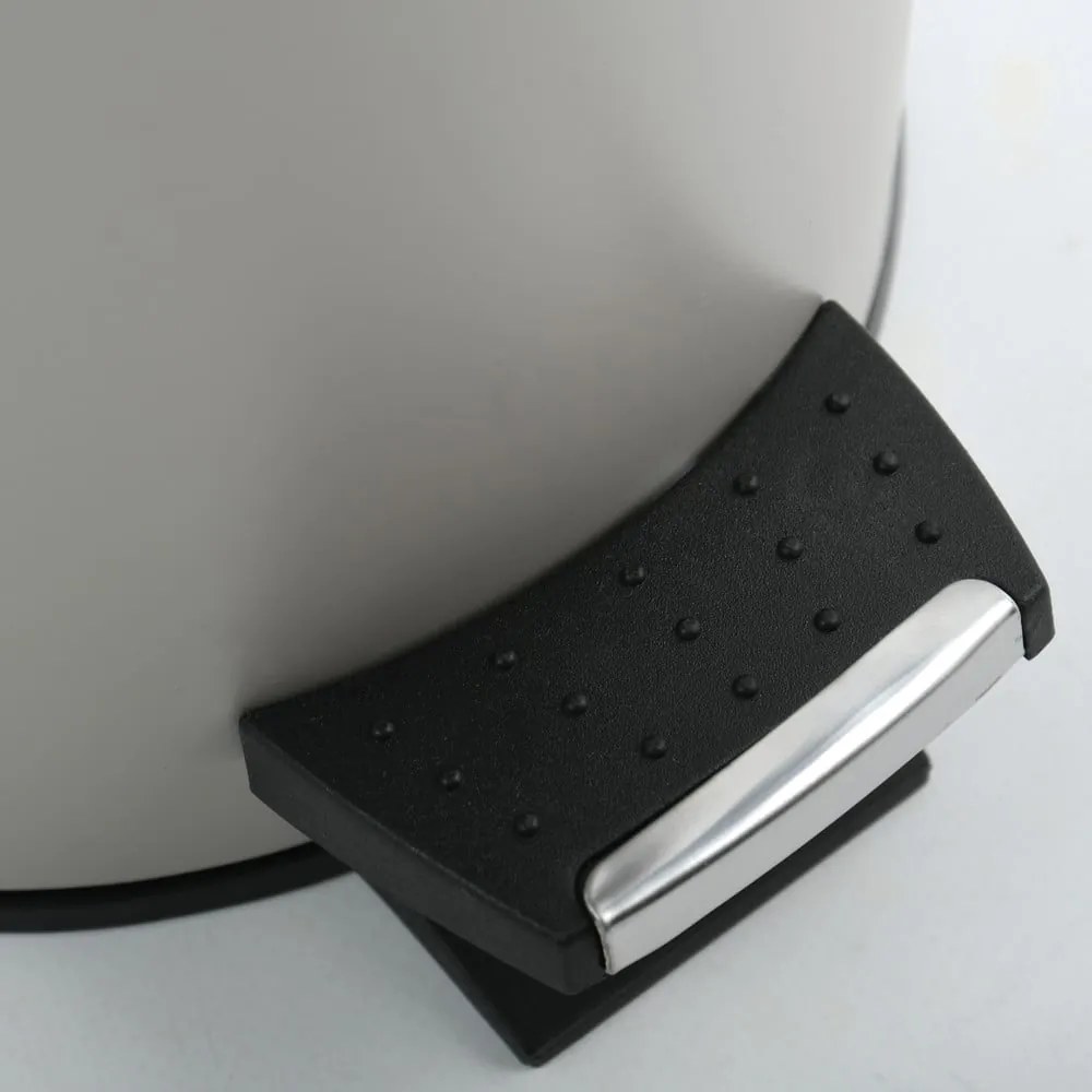 Coș de gunoi taupe cu pedală din oțel 3 l Adonis – Spirella