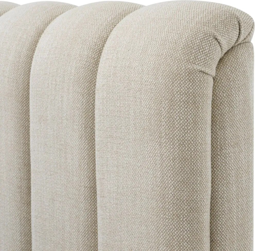 Pat dublu tapitat design elegant LUX Kayden, Albury bej