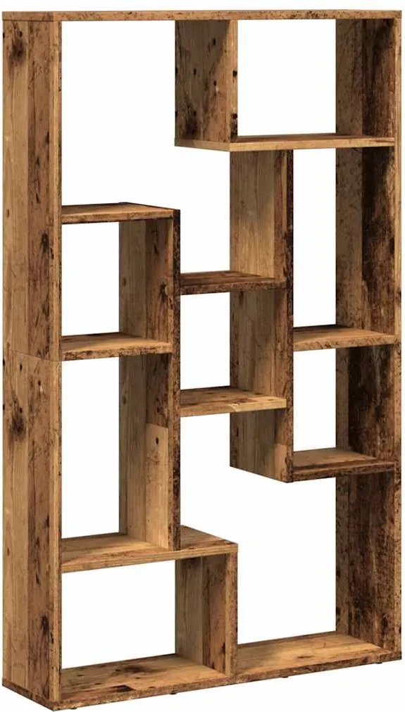 vidaXL Bibliotecă, lemn vechi, 72x20x120,5 cm, lemn prelucrat
