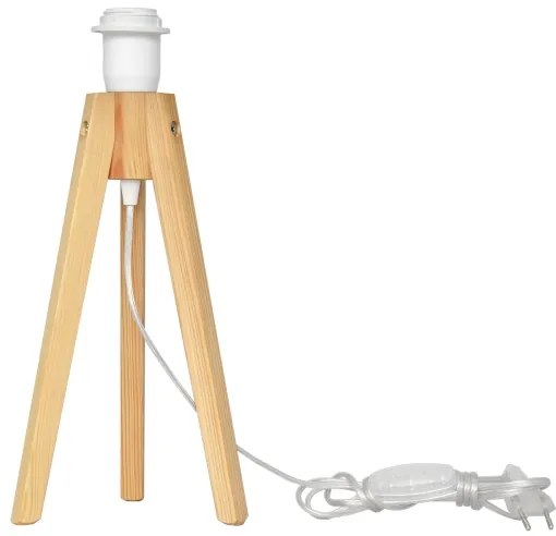 Lampă de masă HELEN 1xE27/15W/230V crem/auriu/pin