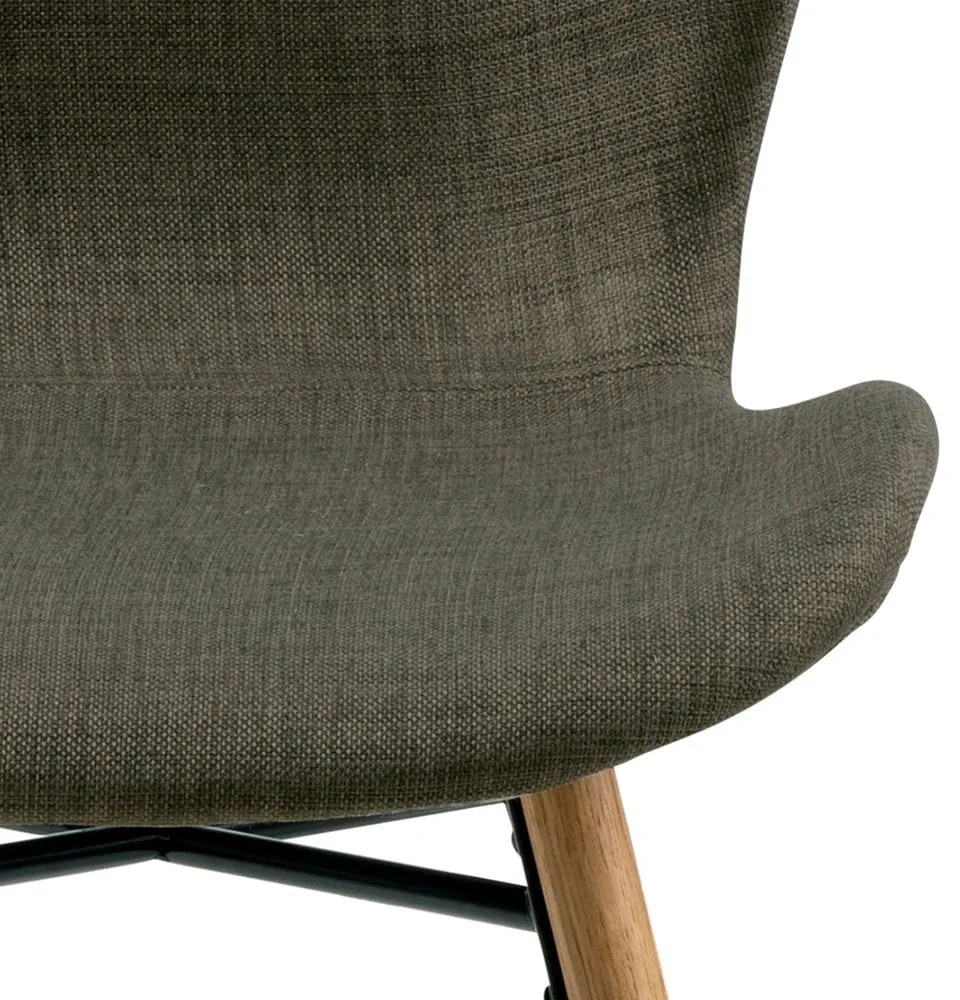 Scaune de dining verzi 2 buc. tapițate Batilda – Actona