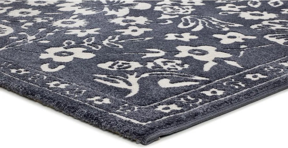 Covor albastru închis 80x150 cm Amara – Universal