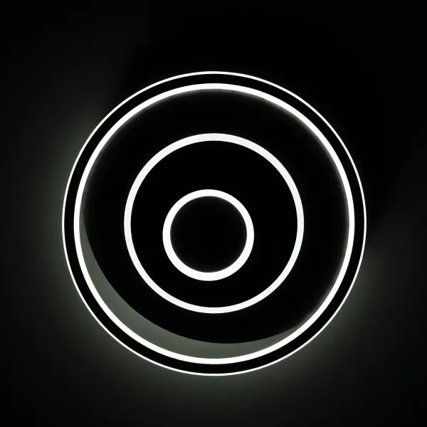 BRILAGI - plafonieră LED dimmabilă IRIS LED/83W/230V 46x50 cm neagră + telecomandă