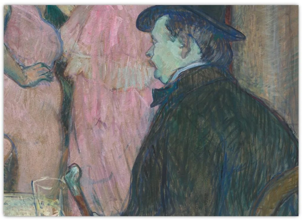 Tablou - Henri de Toulouse-Lautrec, Maxime Dethomas, reproducere (70x50 cm)