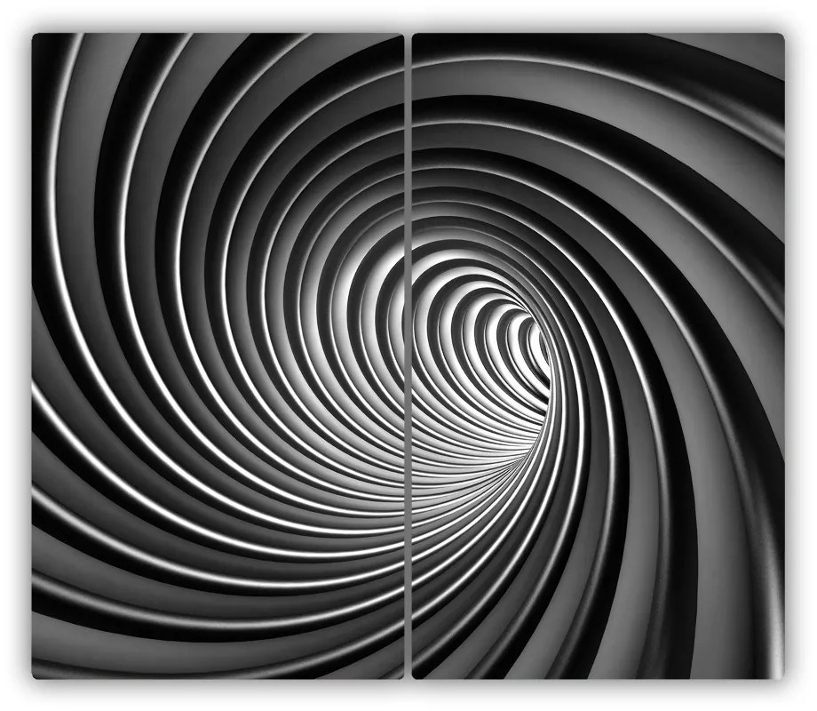 Tocator din sticla abstract Swirl
