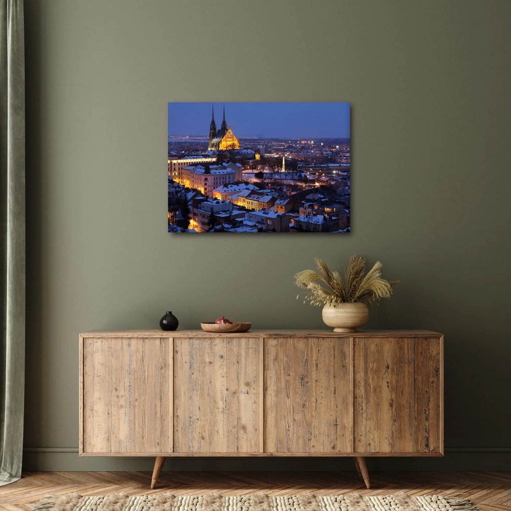 Tablou - Catedrala Sf. Peter și Paul, Brno, Republica Cehă (70x50 cm)