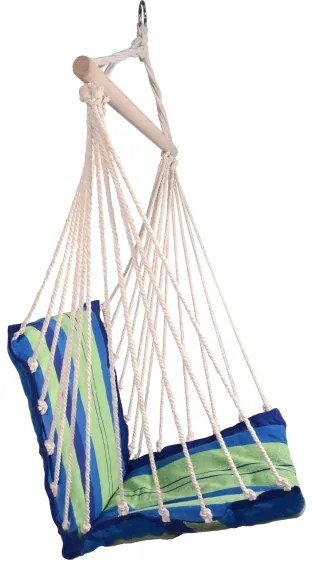 Hamac pentru șezut albastru/verde