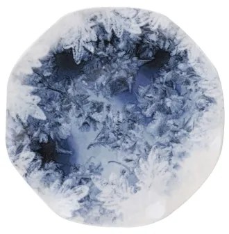 Set de veselă 24 piese din porțelan, albastru