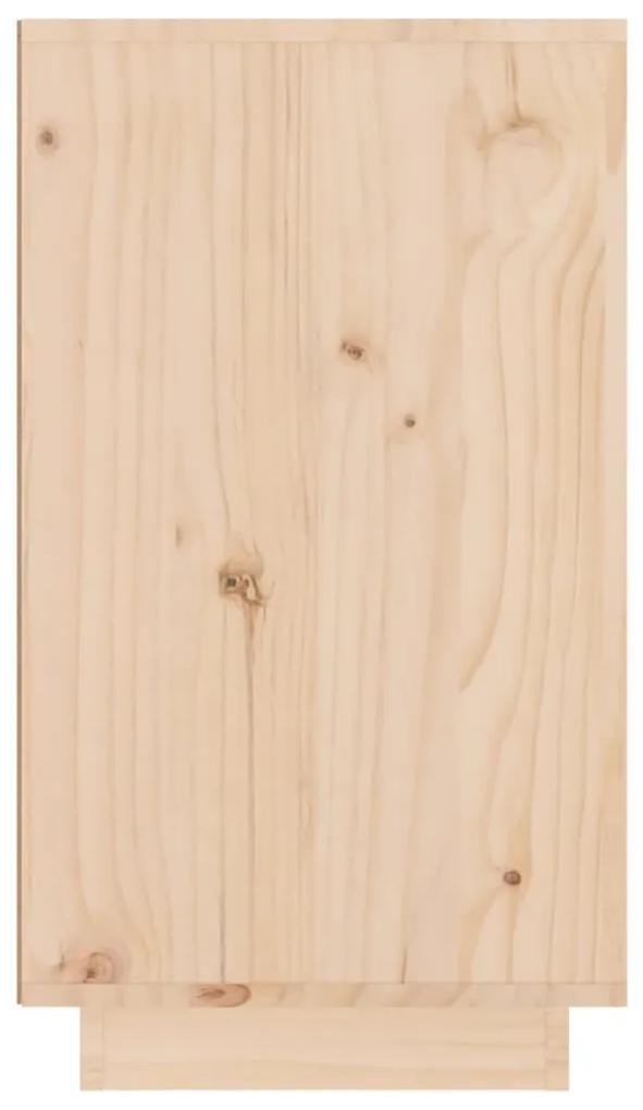Dulap de vinuri, 23x34x61 cm, lemn masiv de pin Maro, 1