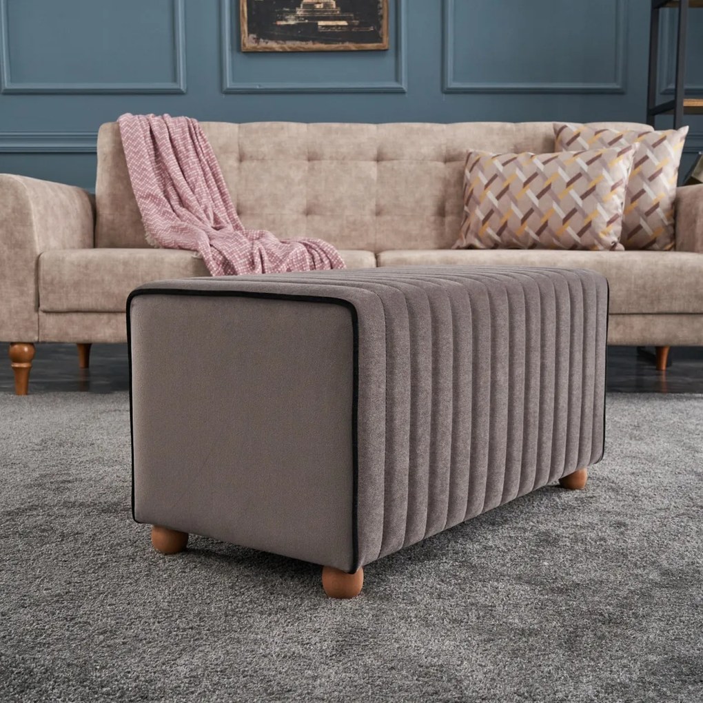Taburet Mabel Pouf Mink