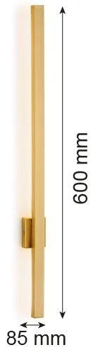 Aplică LED ASSE LED/6W/230V aurie Argon 8063