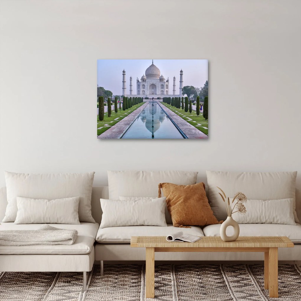 Tablou - Taj Mahal în răsăsrit de soare (70x50 cm)