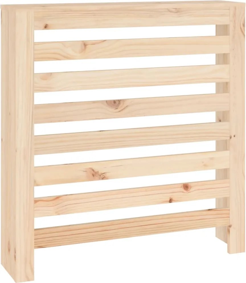 vidaXL Mască pentru calorifer, 79,5x19x84 cm, lemn masiv de pin