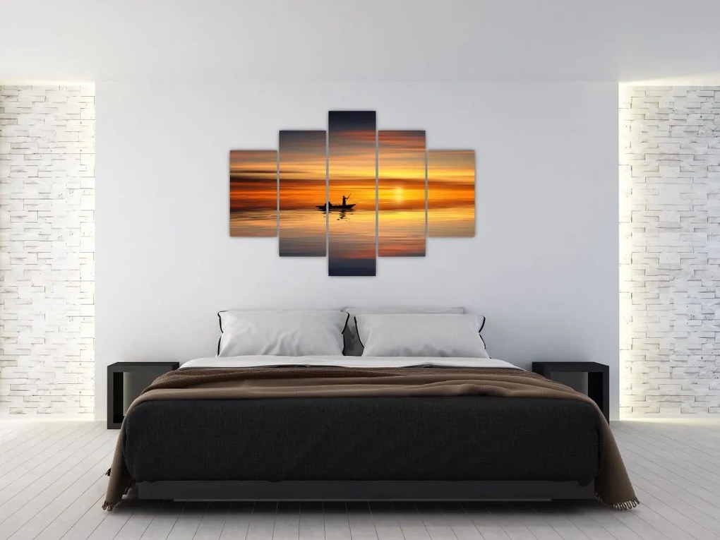 Tablou - cu barca (150x105 cm)