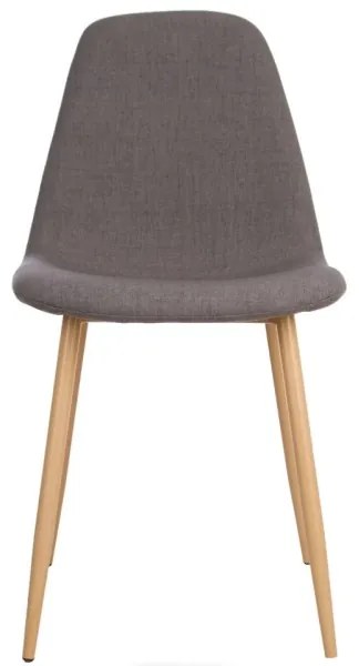 SET 4x scaun de sufragerie ROKA gri-deschis