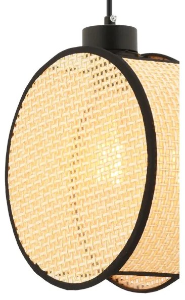 Pendul pe cablu DRUM 1xE27/60W/230V bej/negru