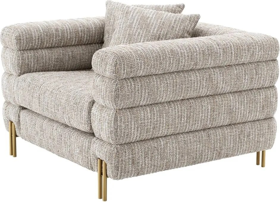 Fotoliu elegant design LUX York, bej mademoiselle 115311 HZ