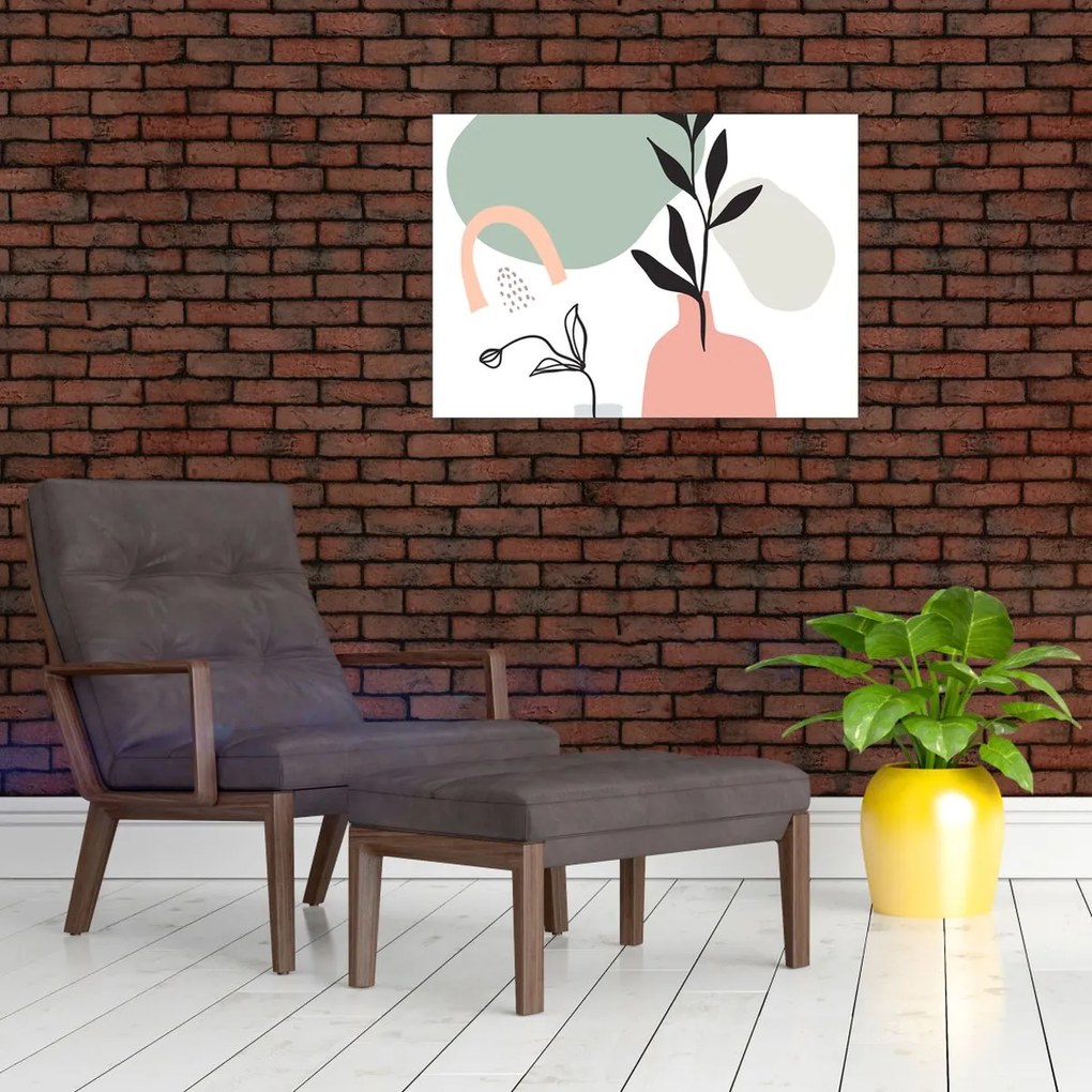Tablou - Flori într-o vază N⁰3 (70x50 cm)