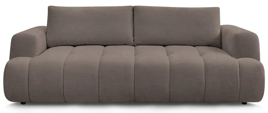 Canapea taupe extensibilă/cu spațiu de depozitare 251 cm Fuji – Bobochic Paris