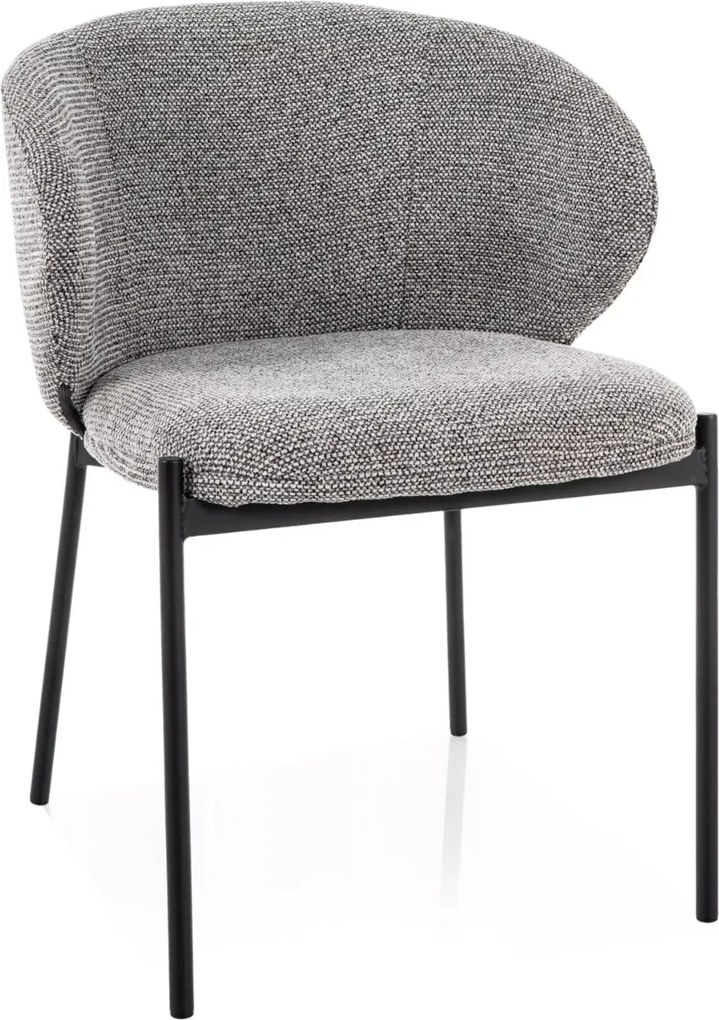Scaun de masa KIOTO, negru/gri